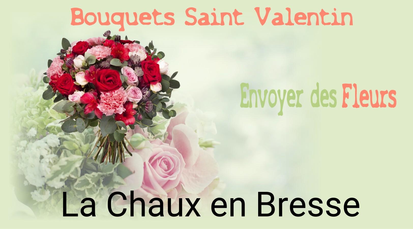Roses de Saint-Valentin livrées à La Chaux-en-Bresse